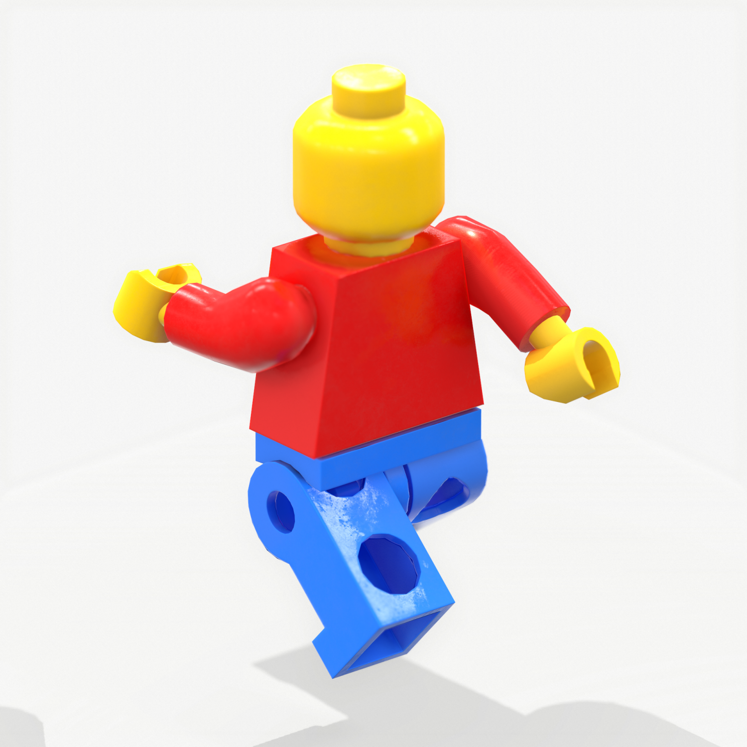 lego man pbr rigeed 3D Model in Man 3DExport