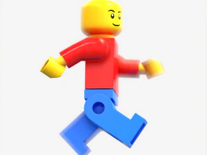 lego man pbr rigeed 3D Model