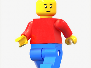 lego man pbr rigeed 3D मॉडल