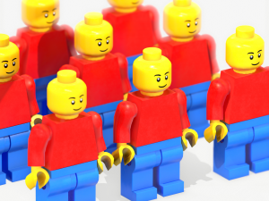 lego man pbr rigeed 3D मॉडल
