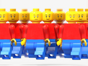 lego man pbr rigeed 3D मॉडल