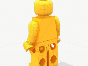 lego man pbr rigeed 3D मॉडल