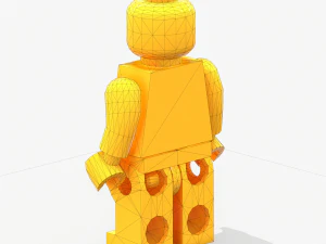 lego man pbr rigeed 3D Model