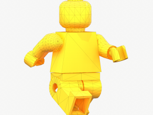 lego man pbr rigeed 3D मॉडल