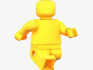 lego man pbr rigeed 3D Model