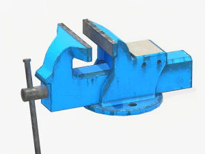 vice holder pbr rig animated 3D Model