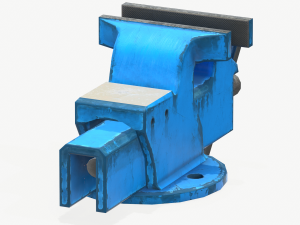 vice holder pbr rig animated 3D 模型