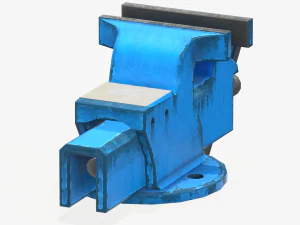 vice holder pbr rig animated 3D Model