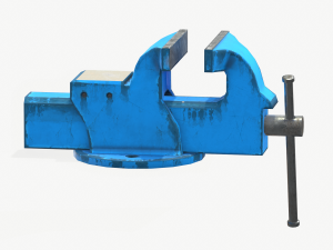 vice holder pbr rig animated 3D 模型