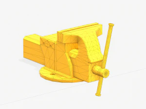 vice holder pbr rig animated 3D Model