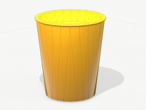 paper coffe cup low poly pbr 3D Модель