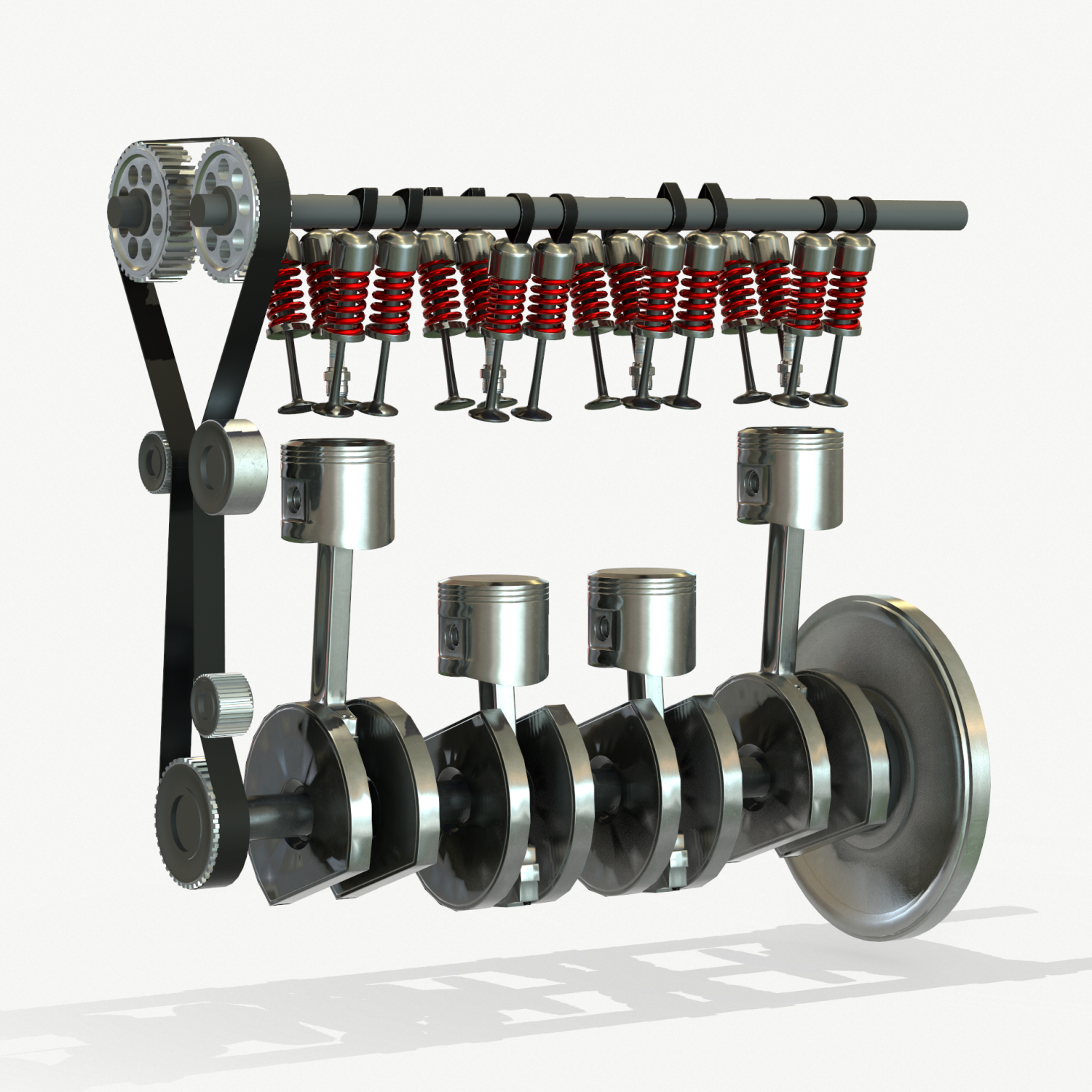 Parts 3d model. Коленчатый вал v-образного шестицилиндрового двигателя. Рядный двигатель 4 цилиндра. Рядный четырехцилиндровый двигатель. Двигатель внутреннего сгорания рядный.