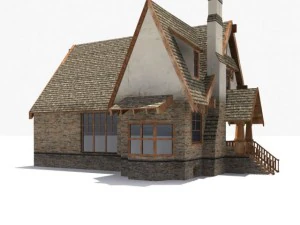 low poly house 3D Model