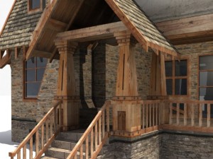 low poly house 3D Model
