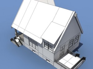 low poly house 3D Model