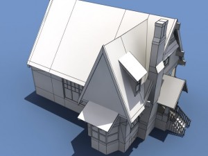 low poly house 3D Model