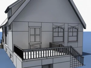 low poly house 3D Model