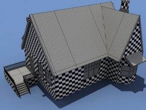 low poly house 3D Model