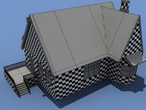 low poly house 3D Model