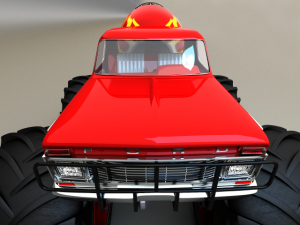 monster truck 3D 模型