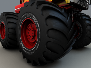 monster truck 3D 模型