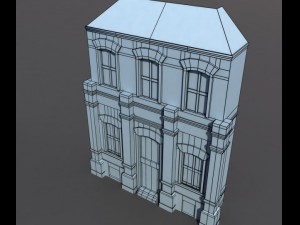 apartment house 63 low poly 3D Model