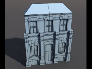 apartment house 63 low poly 3D Model