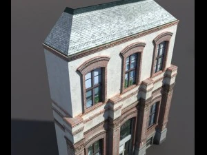apartment house 63 low poly 3D Model