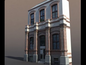 apartment house 63 low poly 3D Model