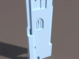 castle ruin pack low poly 3D Model