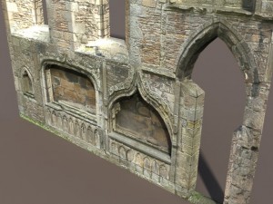 castle ruin pack low poly Model 3D