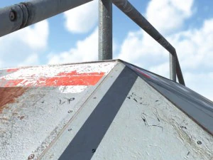 6 skate park element low poly 3D Model