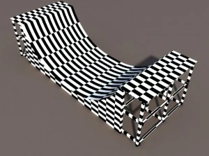 6 skate park element low poly 3D Model