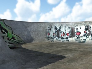 6 skate park element low poly 3D मॉडल