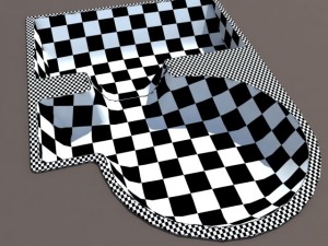 6 skate park element low poly 3D मॉडल