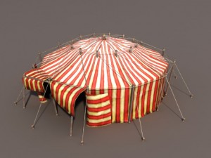 circus tent 3D Model