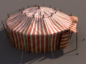 circus tent 3D-Modell