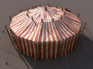circus tent 3D-Modell
