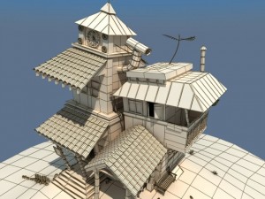 cartoon house 3D Model
