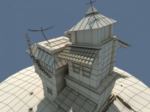 cartoon house 3D Model