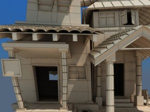 cartoon house 3D Model