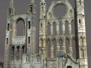 castle ruin pack low poly 3D Model