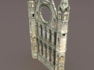 castle ruin pack low poly 3D Model