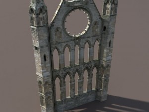 castle ruin pack low poly 3D Model