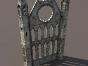 castle ruin pack low poly 3D Model