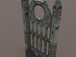 castle ruin pack low poly 3D Model