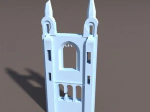 castle ruin pack low poly 3D Model