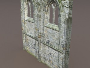 castle ruin pack low poly 3D Model