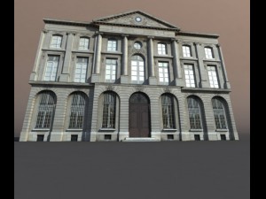 apartment house 74 low poly 3D Model