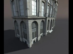 apartment house 74 low poly 3D Model